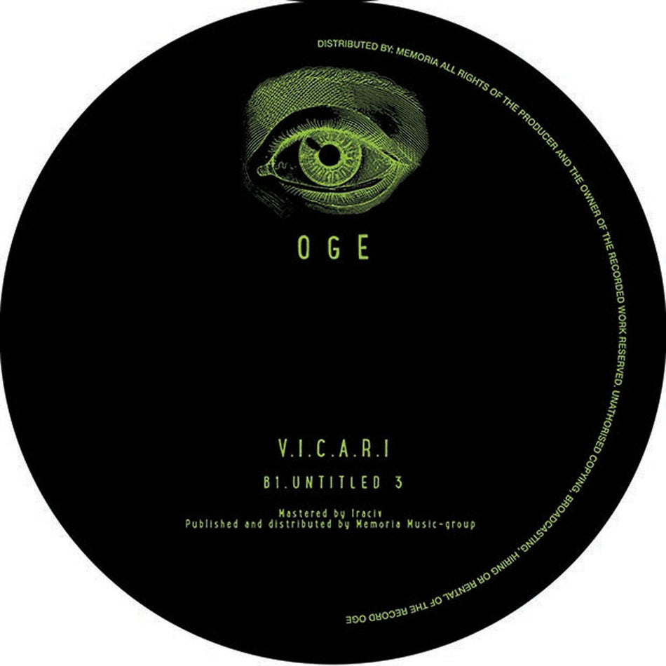V.I.C.A.R.I. - UNTITLED  Ep [vinyl only] 12"